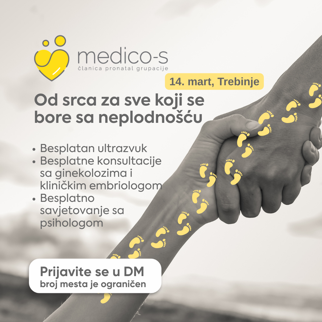 Neplodnost i IVF u Trebinju: konsultacije 13–14. marta