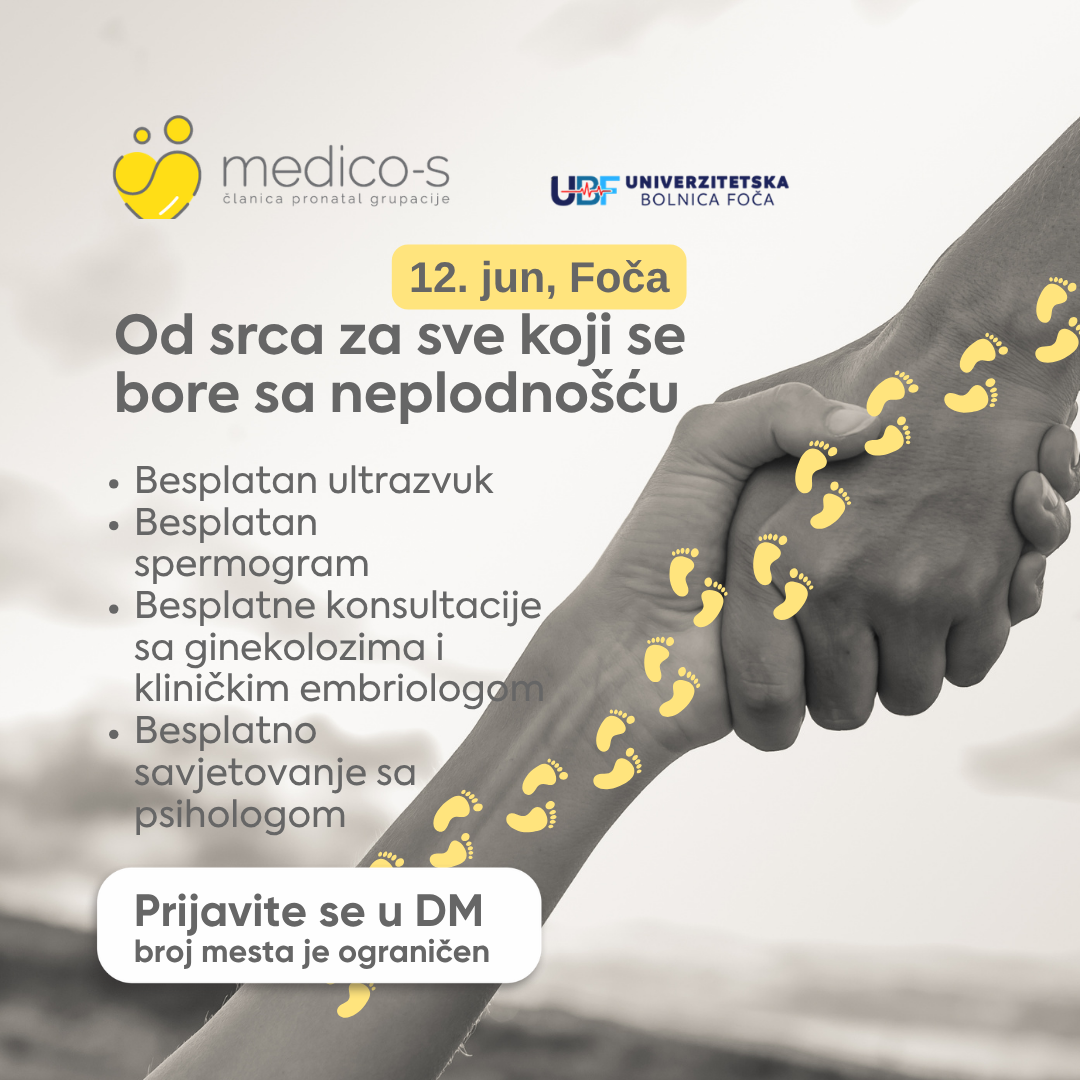 Neplodnost i IVF u Foči: besplatne konsultacije i pregledi 12. juna
